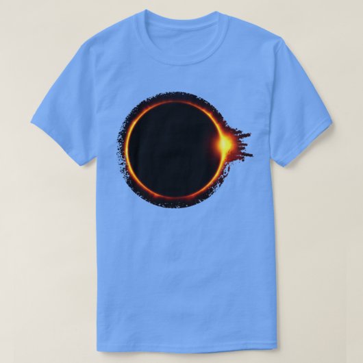 天文学の愛好家たち太陽のEclipse 2024の悲惨さ Tシャツ (デザイン正面)