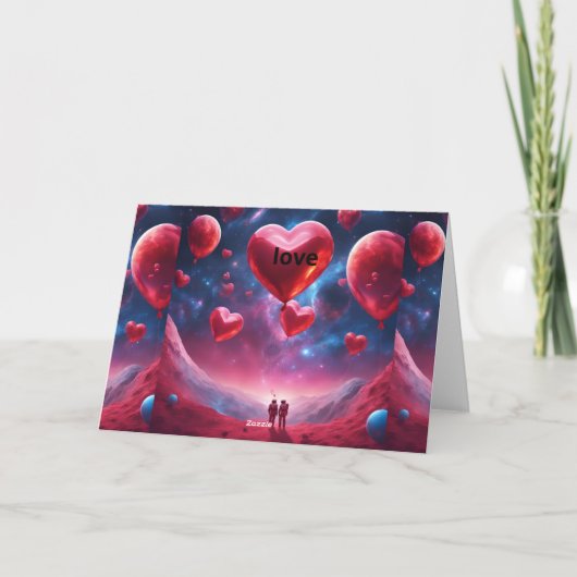 天文学の愛 招待状 (裏面)