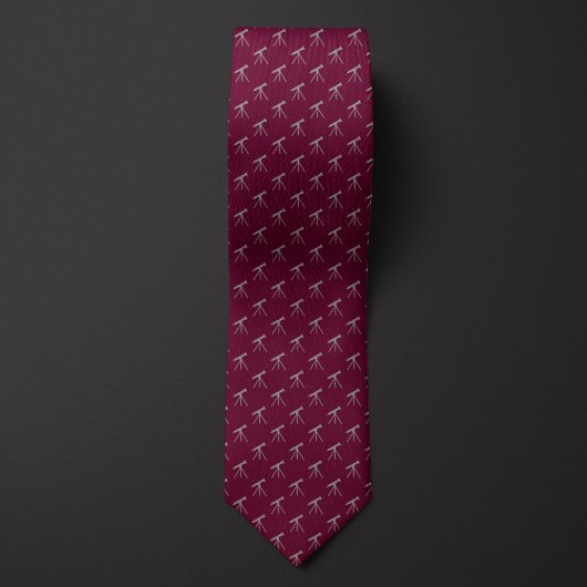 天文学の望遠鏡 ネクタイ