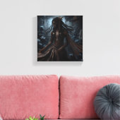 天文学の漫画家 キャンバスプリント (インサイチュ (リビング))