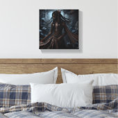 天文学の漫画家 キャンバスプリント (インサイチュ (寝室))