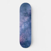 天文学のcomosの青い紫色のすみれ色の空の星 スケートボード (正面)