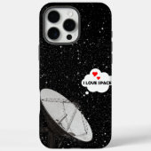 天文学をテーマにした衛星ディッシュの背景スター Case-Mate iPhoneケース (裏面)