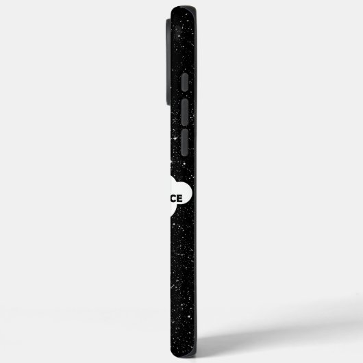 天文学をテーマにした衛星ディッシュの背景スター Case-Mate iPhoneケース (裏面 / 左)