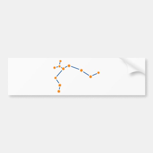 天文学アクエリアス2 バンパーステッカー (正面)