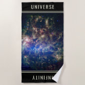 天文学カスタム文字天文学 ビーチタオル (正面)