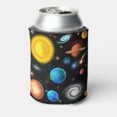 天文学カラフル宇宙クーラーボックス 缶クーラー (缶裏面)