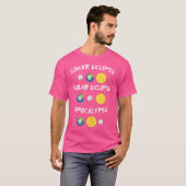 天文学シャツ月食太陽の黙示録Sc Tシャツ (正面フル)