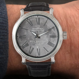 天文学テーマ満月がパーソナライズ 腕時計