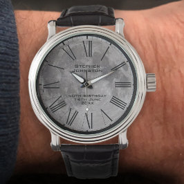 天文学テーマ満月がパーソナライズ 腕時計