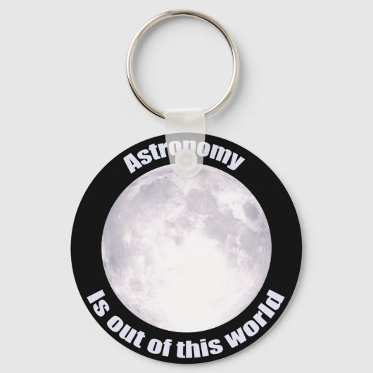 天文学フルムーン キーホルダー (正面)