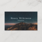 天文学マウンテンスターガーザー 名刺 (正面)