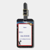 天文学ラゲッジタグ ラゲッジタグ (正面縦)