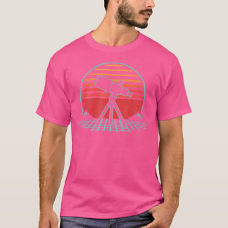 天文学レトロ宇宙科学ヴィンテージ80 Tシャツ