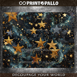 天文学宇宙金ゴールド星背景 薄葉紙