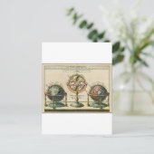 天文学者の古代の物体である弓状球体 ポストカード (スタンド正面)