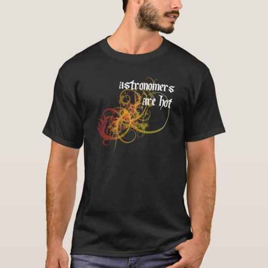 天文学者は熱いです Tシャツ (正面)