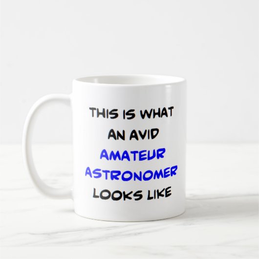天文学者アマチュア コーヒーマグカップ (左)