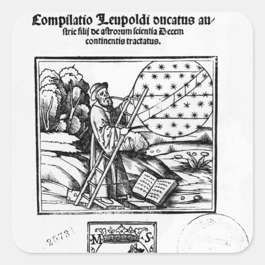 天文学者 スクエアシール (正面)