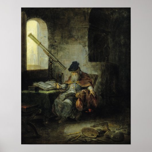 天文学者 ポスター (正面)