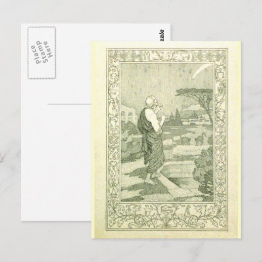 天文学者 ポストカード (正面/裏面)