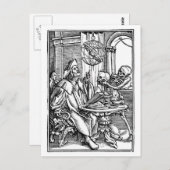 天文学者 ポストカード (正面/裏面)