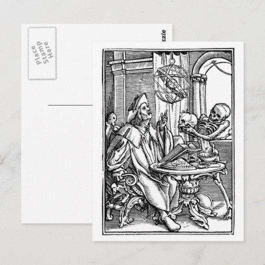 天文学者 ポストカード (正面/裏面)