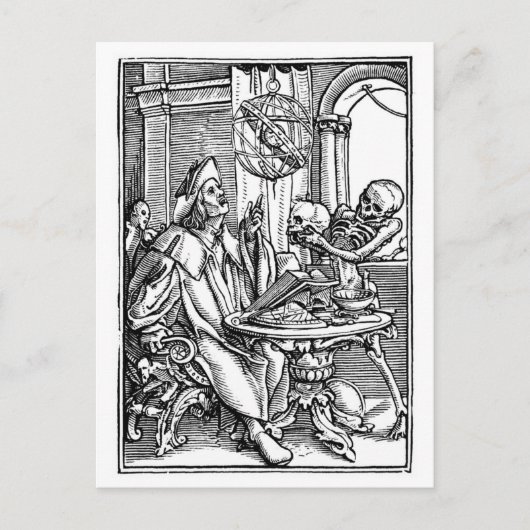 天文学者 ポストカード (正面)