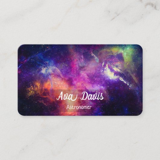 天文学者 名刺 (正面)