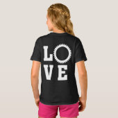 天文学者、愛の皆既食 Tシャツ (裏面フル)