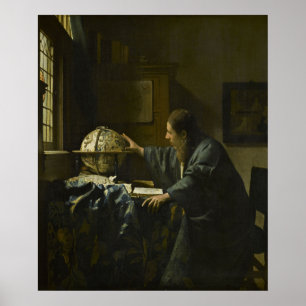 天文学者(1668) — Vermeer ポスター