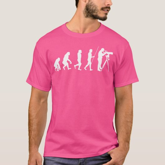 天文学進化おもしろい天文学 Tシャツ (正面)