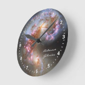 天文学 & アンテナ銀河 時計, ハッブル ラウンド壁時計 (傾斜)