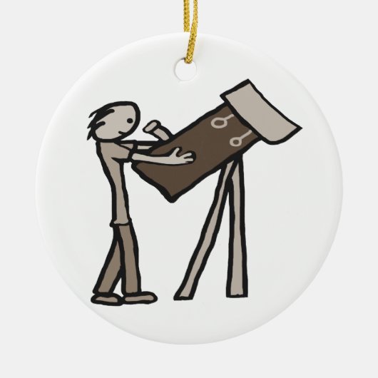 天文学 セラミックオーナメント (正面)