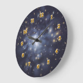 天文学 ラージ壁時計 (傾斜)