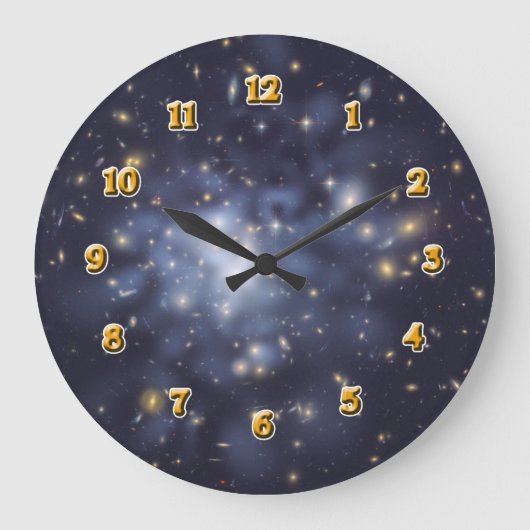 天文学 ラージ壁時計 (正面)