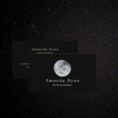 天文学,地球の月 名刺