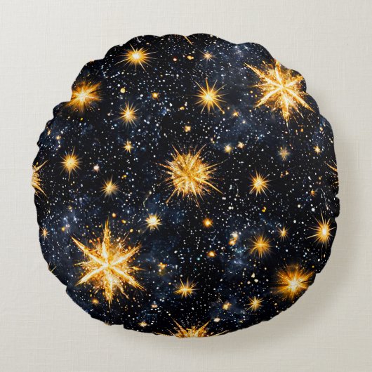 天文学 夜空 天体 星 ラウンドクッション (正面)