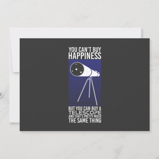 天文学 – 幸福は買ない 招待状 (正面)