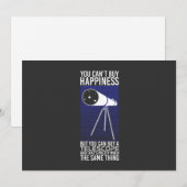 天文学 – 幸福は買ない 招待状 (正面/裏面)