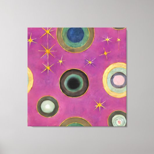 天文学：幻想的なコスモス キャンバスプリント (正面)
