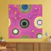 天文学：幻想的なコスモス キャンバスプリント (インサイチュ (リビング))