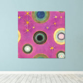 天文学：幻想的なコスモス キャンバスプリント (インサイチュ (ウッドフロア))