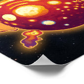 天文学 星 ベテルギウス 宇宙 科学 デザイン ポスター (角)