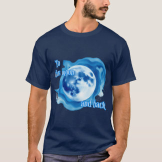 天文学:月と後ろ。 Tシャツ