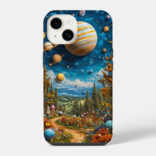 天文学 銀河 天体 宇宙 iPhoneケース (裏面)