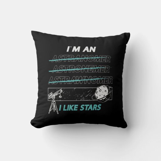 天文学I An I Like Stars Universe Moon クッション (正面)