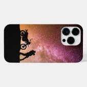 天文学iPhone 14 Pro最大スリムフィットケース、光沢 iPhoneケース (裏面横)