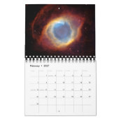 天文学NASA宇宙銀河系2019 カレンダー (2月 2027)