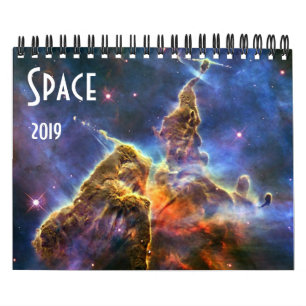 天文学NASA宇宙銀河系2019 カレンダー